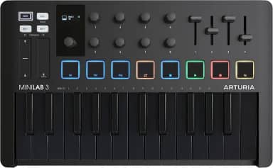Teclado Controlador Arturia Minilab Mk3 Preto