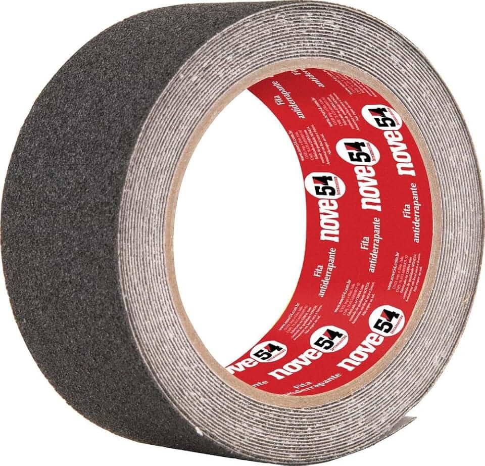 Fita Antiderrapante, 50 Mm X 15 M, Preta, Nove54 Nove 54