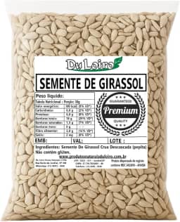 Semente de Girassol sem casca (1kg)