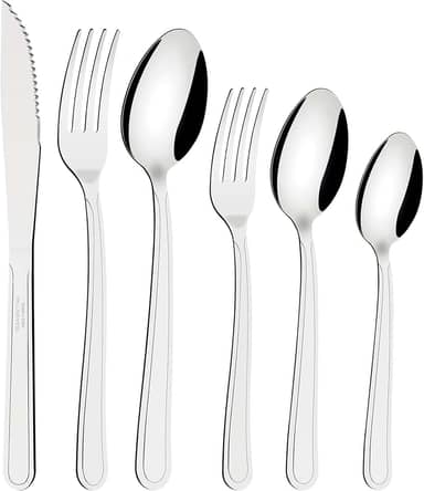 Faqueiro Tramontina Búzios em Aço Inox 36 Peças