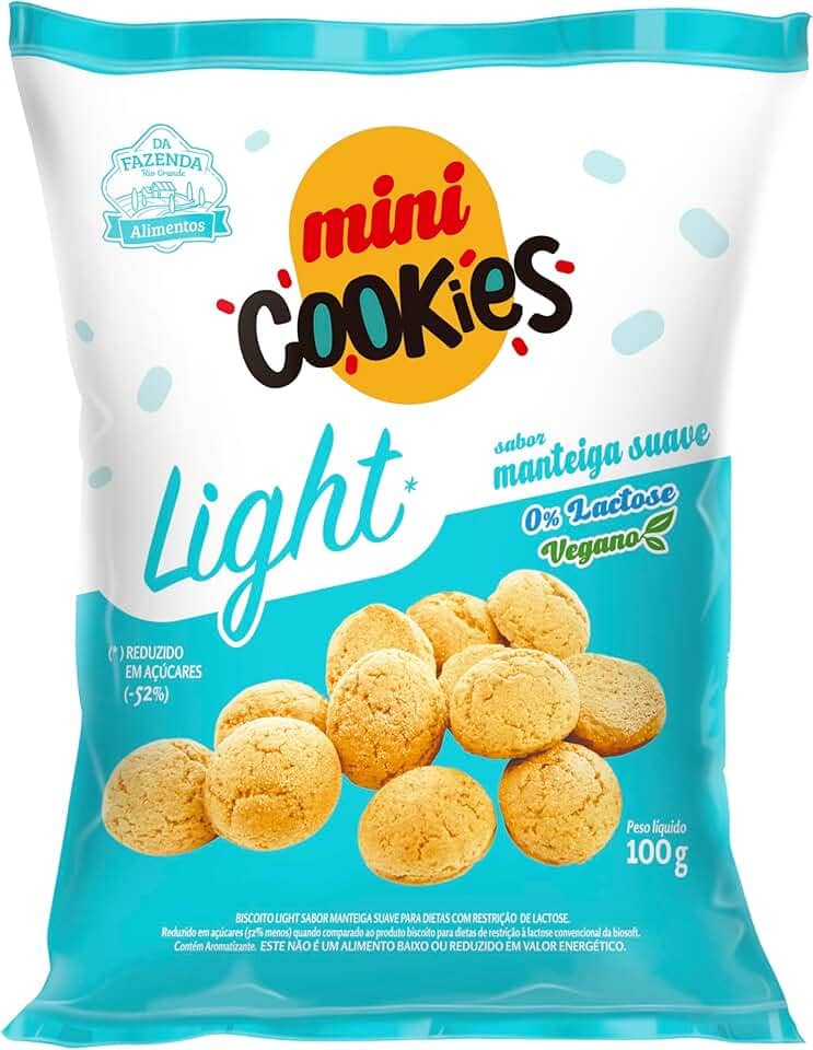 Biosoft Mini Cookies Light Manteiga 100g