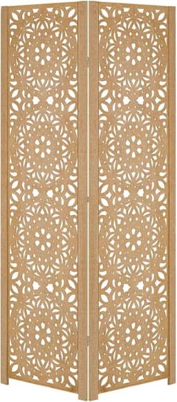 Biombo Divisoria Inteiro Divisor Separador de Ambiente Madeira MDF (2, Mandala)