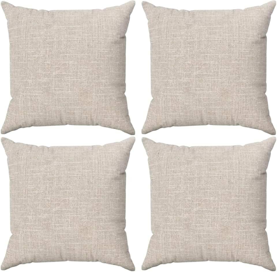 Almofadas Linho Cru 45x45cm com Zíper e Enchimento (4)