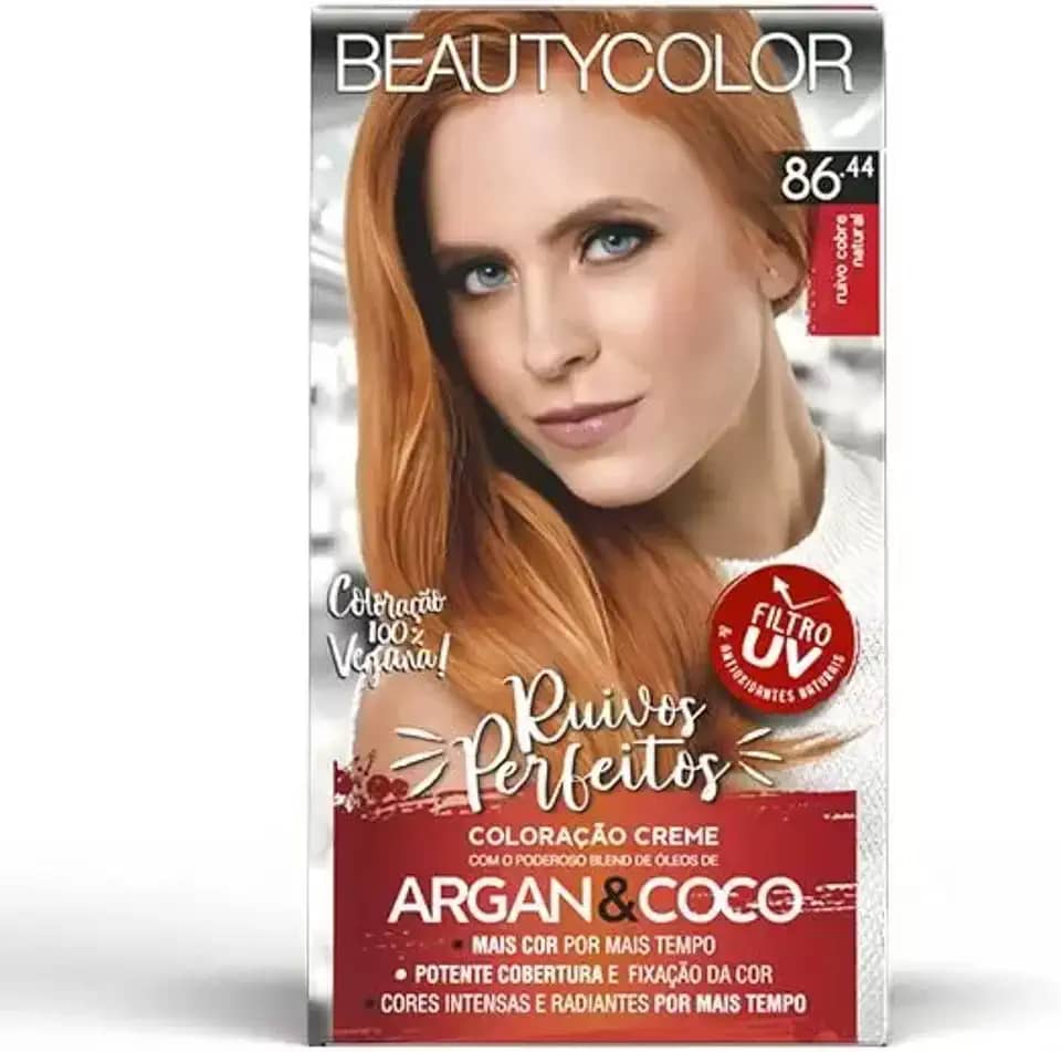 Coloração Kit BEAUTYCOLOR - 86.44 Ruivo Cobre Natural