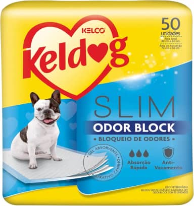 Keldog Tapete Higiênico Slim Ultra Dry Odor Block C/ 50 UN