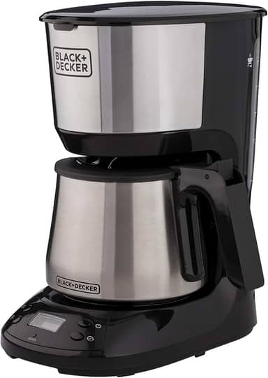BLACK+DECKER Cafeteira Elétrica Programável, até 30 Cafés, com Jarra Inox, CM250P, 110V
