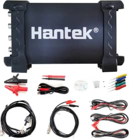 Hantek Osciloscópio Digital 6074BC 70MHz 1GSa/s 4CH USB Osciloscópio Virtual Instrumento de Diagnóstico Automático
