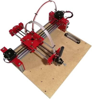 AX5 Pen Plotter Writing Robot with Baseplate Open Source DIY Kit Corexy A5 Size Learn Programming, Precisa Montar por si mesmo