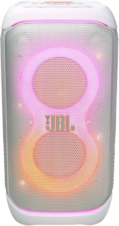 JBL, Caixa de Som Bluetooth, PartyBox Stage 320, Luzes Led, Entrada USB - Branca