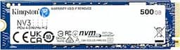 SSD Kingston NV3 500GB M.2 2280 NVMe Gen4, Rápido e Compacto para Upgrade de PC ou Notebook – SNV3S/500G