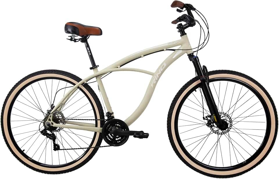 Bicicleta Rino Caiçara Aro 29 Alumínio – 21 Marchas, Suspensão 80mm, Freio a Disco, Cubo Rolamentado, Rapid Fire
