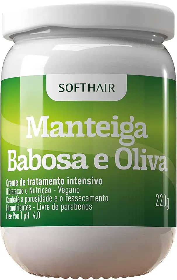 Soft Hair Creme Manteiga De Babosa E Oliva
