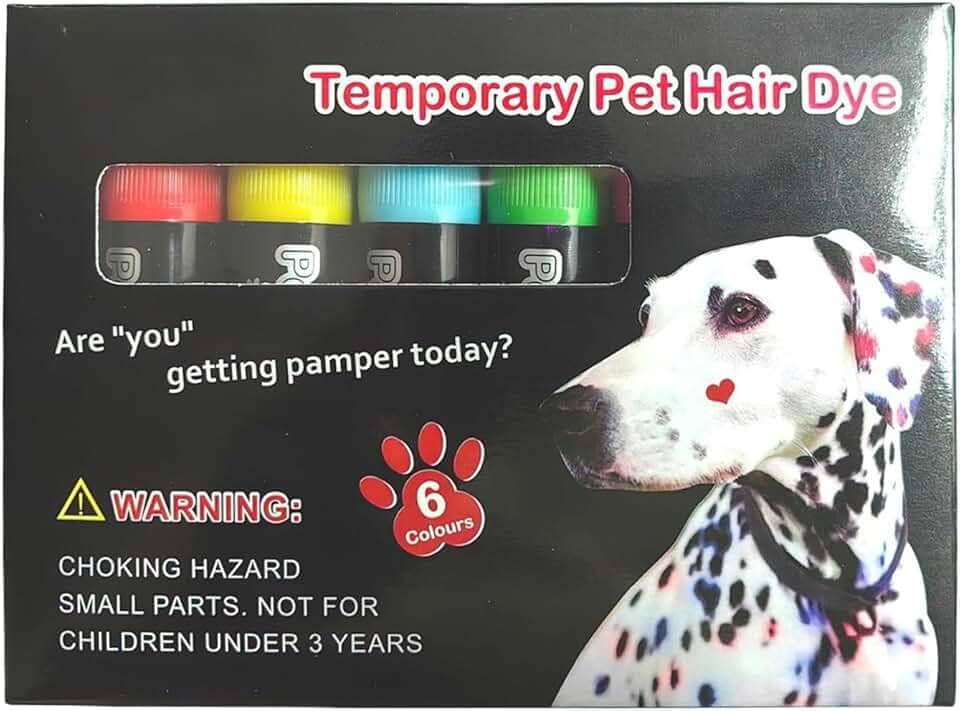 Tinta para cabelo de cachorro | Tinta de cor de cabelo | Marcadores vibrantes laváveis e seguros para cuidados com gatos, gado, animais, estilização