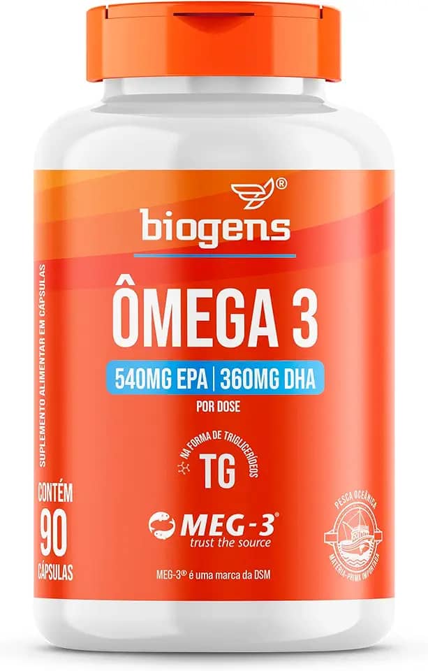 Ômega 3 TG, 540MG EPA | 360MG DHA, MEG-3®, Bigens (90 caps)