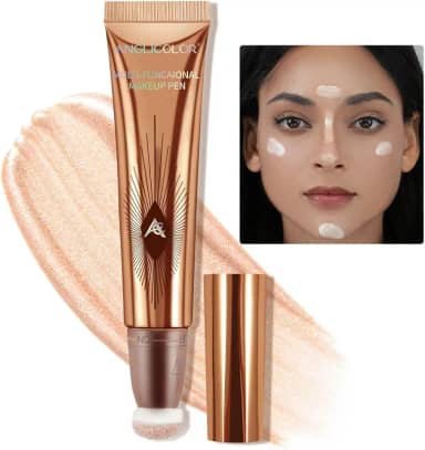 Iluminador Liquido Glow, Beauty Light Wand para uma pele Brilhante, Vegana, Iluminador em Bastão (01#Spotlight, 11)