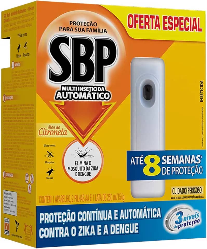 Multi Inseticida Automático SBP Citronela 250ml