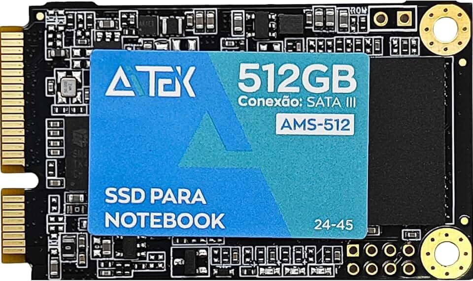 SSD Gamer 2.5 para Notebook SATA III Leitura até 550MB/s e Gravação até 500 MB/s- Alto Desempenho para Jogos e Multitarefas (512, GB)