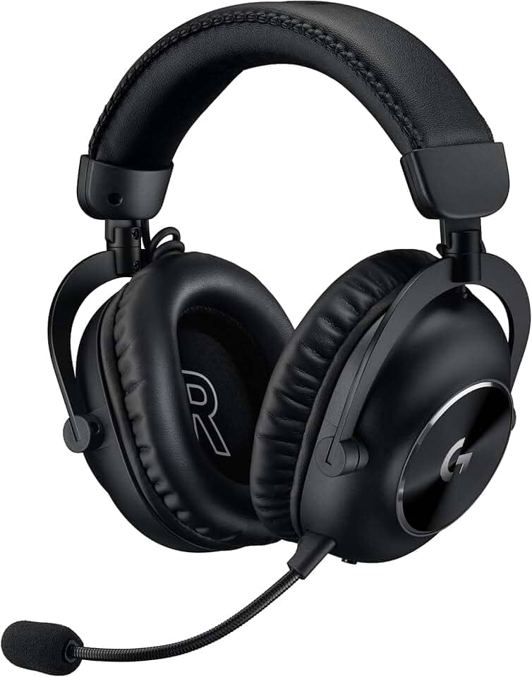 Headset Gamer Sem Fio Logitech G PRO X 2 LIGHTSPEED Com Microfone Removível, Drivers de Grafeno 50mm, Conexão Bluetooth, USB e 3,5 mm, Compatível com PC, PS5, PS4, Switch - Preto