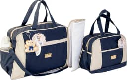 Kit Bolsa Mala Maternidade c/Trocador 3pcs Menino Menina Sunshine