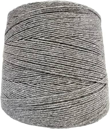 Barbante Eco Brasil 6 fios 1kg 980m Soberano cores a escolha (Cinza)