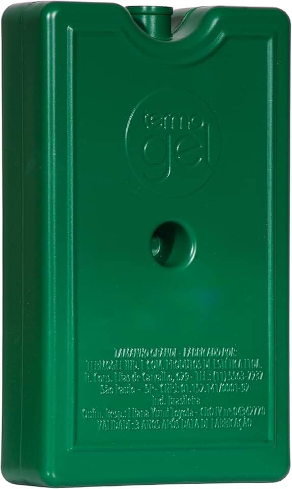 Termogel Gelo Rígido Reutilizável Gelo-X Grande Verde