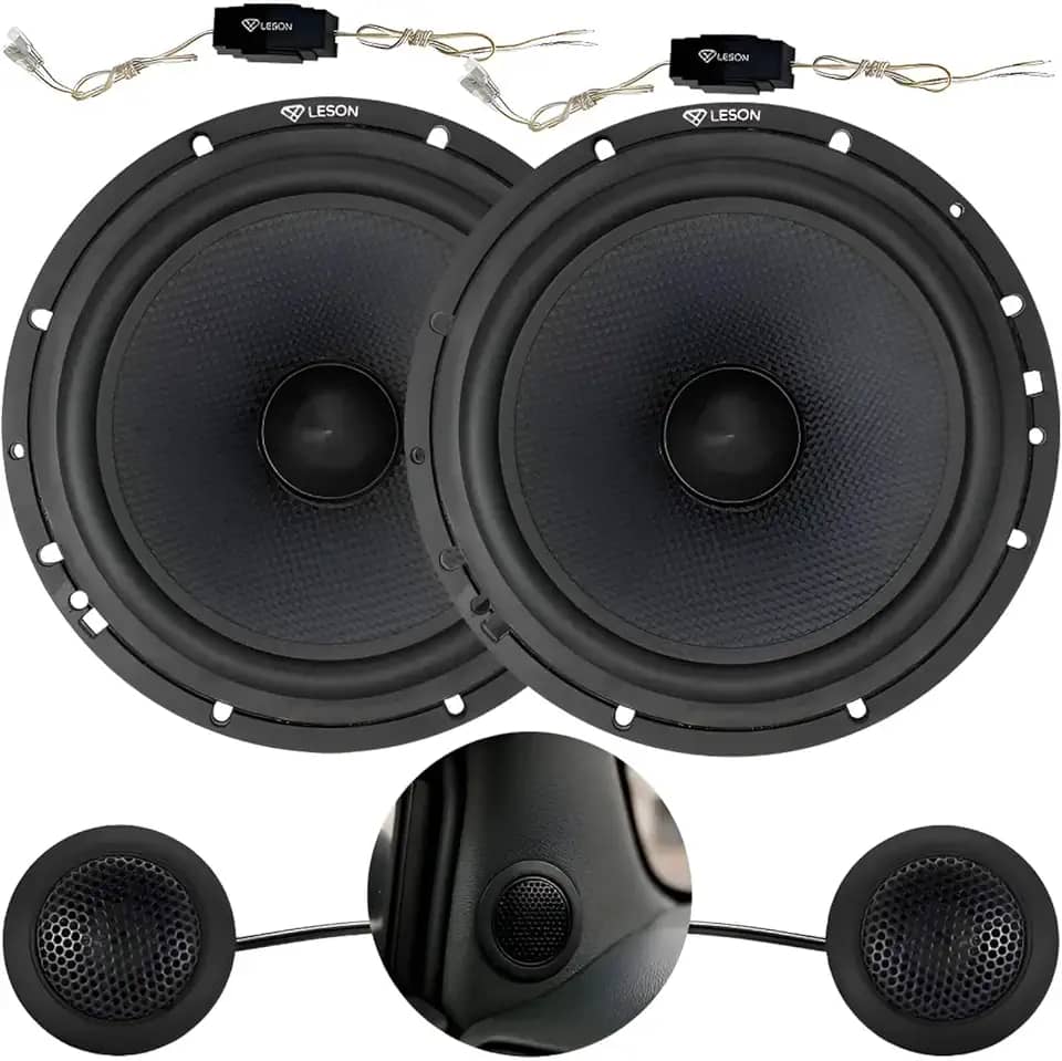 Kit Duas Vias Diamond 6 Pol 160W + Crossover Leson - 2LSK2D106