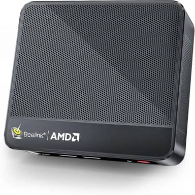 Beelink Mini PC SER5 MAX, AMD Ryzen 7 6800H (6 nm, 8C/16T) até 4,7 GHz, mini computador 32 GB LPDDR5 RAM 500 GB NVME SSD, Micro PC 4K a 60Hz tela tripla, mini computador para jogos WiFi6/BT5.2/HTPC/W