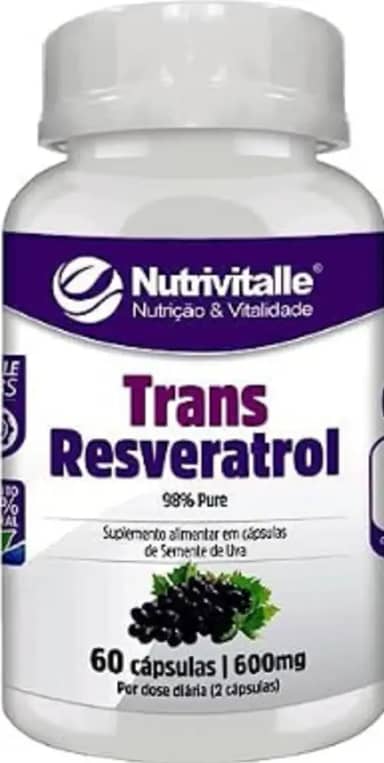 Trans Resveratrol + Óleo TCM Nutrivitalle 60 Softgel