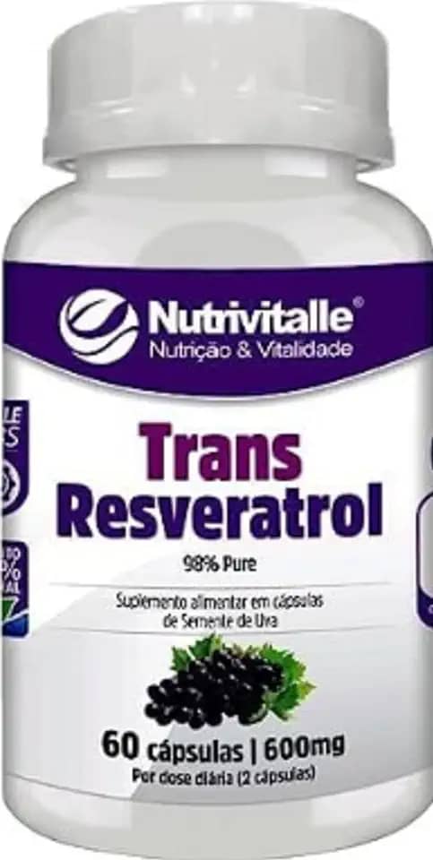 Trans Resveratrol + Óleo TCM Nutrivitalle 60 Softgel
