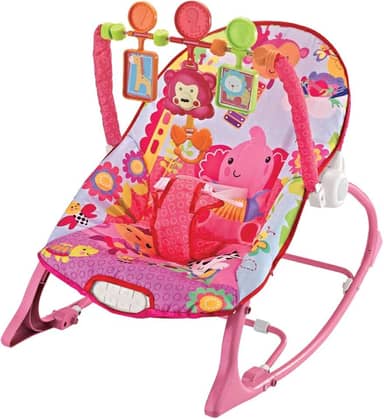 Cadeira de Descanso Musical FunTime New 18kgs Rosa-Maxi Baby