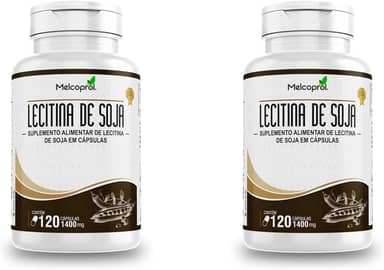 2x Lecitina de soja 120 acps 1400mg Melcoprol