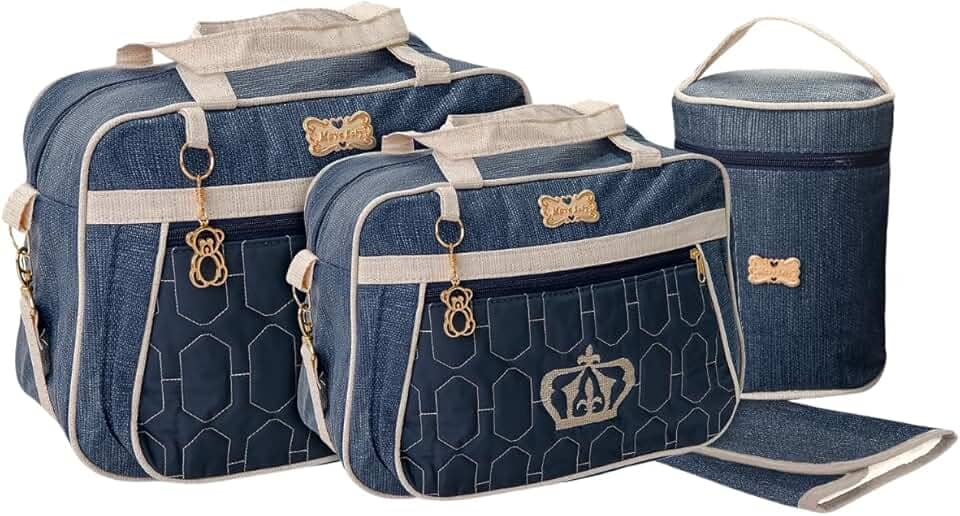 Kit Bolsas Maternidade Baby Deluxe 4 peças