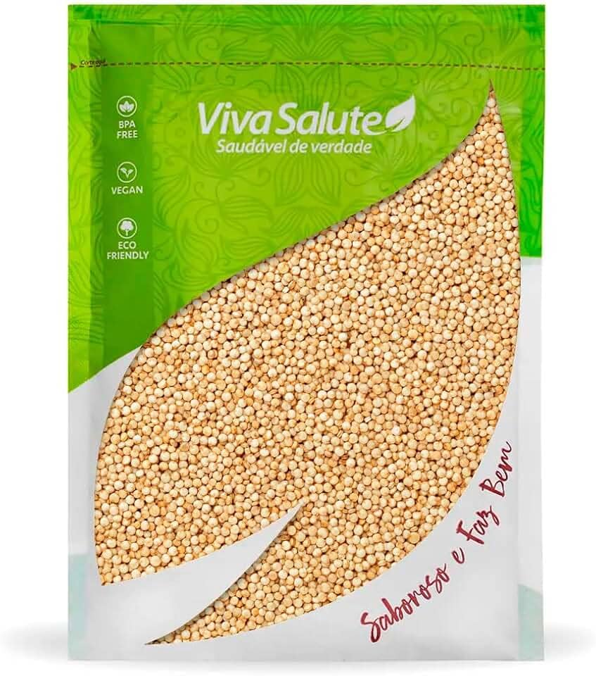 Quinoa em Grãos Viva Salute Embalada a Vácuo - 1Kg