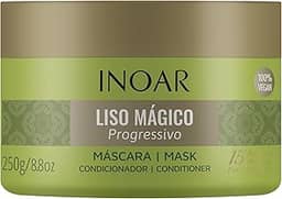 Inoar, Liso Mágico Máscara Capilar – Alinhamento, Hidratação e Efeito Liso Progressivo com Óleo de Argan - 250g
