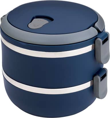 Euro Home - Marmita Dupla Lunch Box Azul - LB1234-AZ
