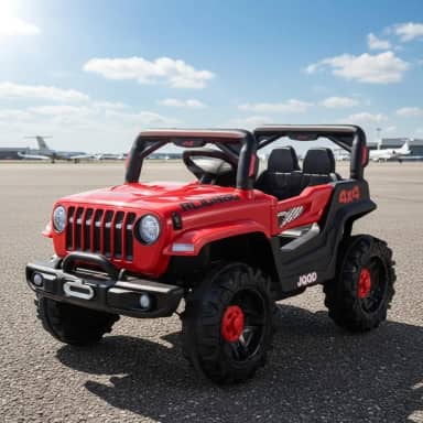 Jipe Infantil Elétrico 12v Carrinho Controle Remoto Música