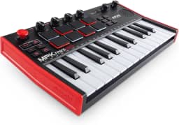 Akai Professional MPK Mini Play MK3 - Controlador de Teclado MIDI com Alto-falante Embutido e Sons Além de Teclado Dinâmico, Pads MPC, Pacote de Software e Pacote de Sons da Native Instruments