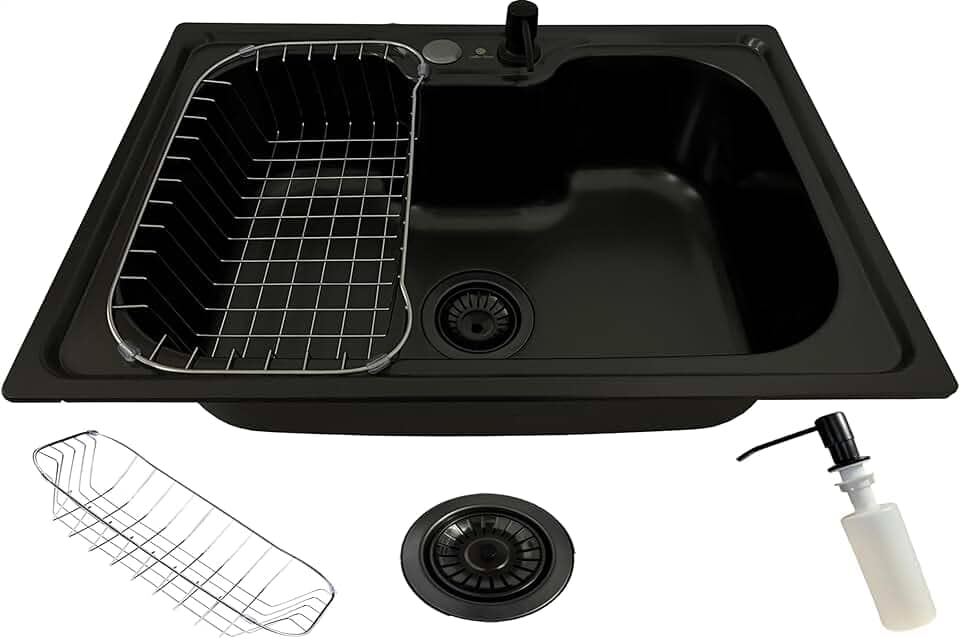 Cuba Gourmet Cozinha Aço Inox Com Acessórios 60x42cm Preta