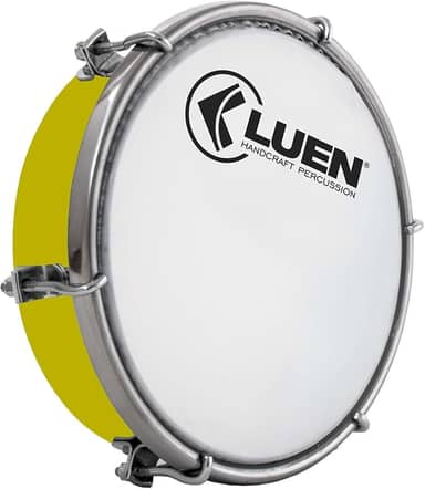 Tamborim Abs Amarelo 6 Tarr Pele Leitosa