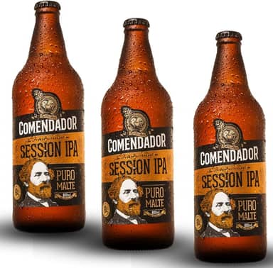 Cerveja Comendador Session IPA 600ml - 3 unidades