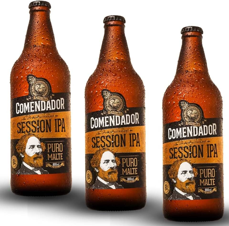 Cerveja Comendador Session IPA 600ml - 3 unidades