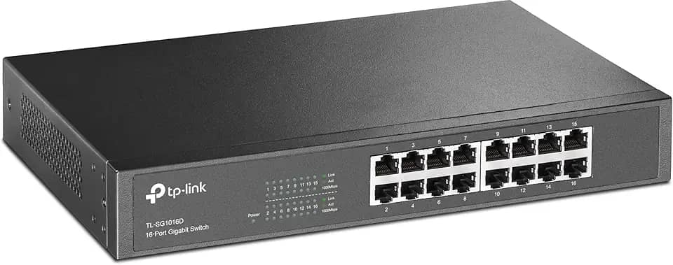 SWITCH GIGABIT DE 16 PORTAS TL-SG1016D TP-LINK