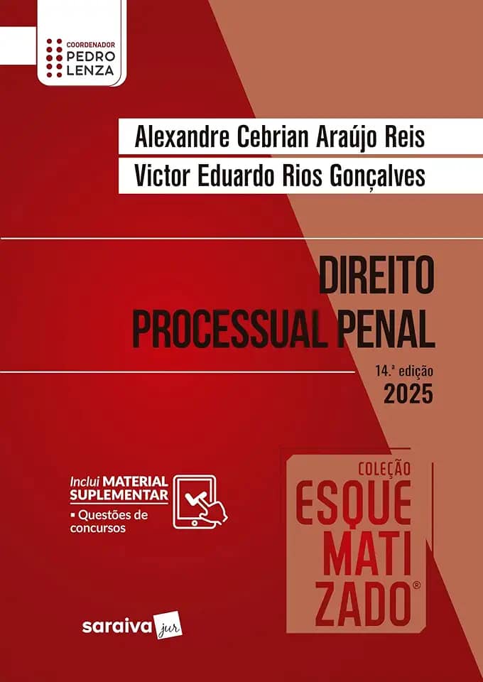 Coleção Esquematizado - Direito Processual Penal - 14ª Edição 2025
