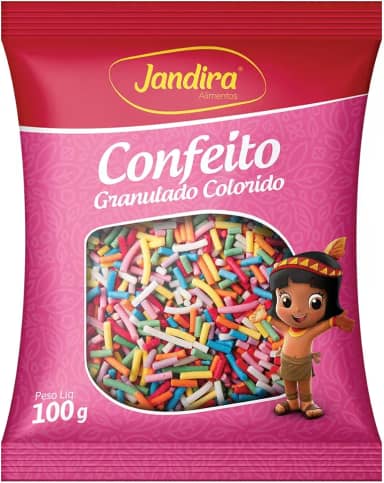 CHOCOLATE GRANULADO COLORIDO JANDIRA