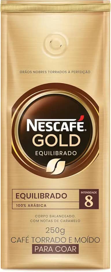 Café Torrado e Moído NESCAFÉ Gold Equilibrado 250g