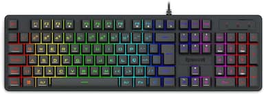 Teclado Membrana Gamer Redragon Netherbane K521-RGB USB Preto