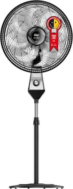 WAP Ventilador de Coluna 50cm FLOW TURBO, com Tecnologia Silenciosa e Econômica, 8 Pás e 3 Velocidades, 180W 127V