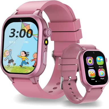 Relógio inteligente infantil, 32 jogos, 3 pedômetro esportivo, livros de áudio e cartões de estudo, modo escolar, despertador, câmera divertida, rastreamento de 13 hábitos, lanterna, presente de