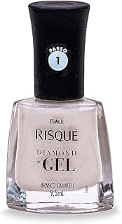 Risqué Esmalte Diamond Gel Branco Camafeu Cremoso 9 5 Ml