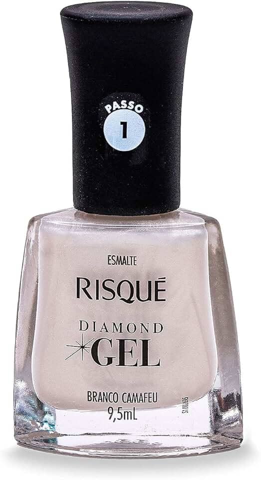 Risqué Esmalte Diamond Gel Branco Camafeu Cremoso 9 5 Ml